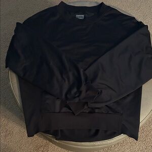 Lucky in Love Women's Black Crewneck Jacket